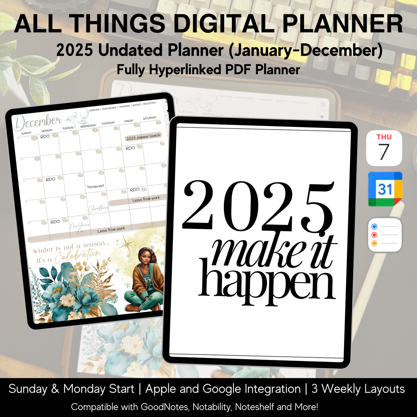 2025 All Things Planner Undated